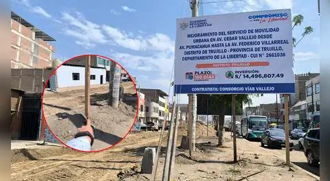 Extorsionadores dejan explosivo en obra de vías en Trujillo