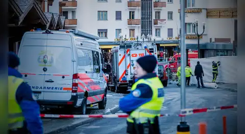 Tragedia en Suiza: incendio en bar deja al menos 40 muertos y varios heridos durante fiesta de Año Nuevo