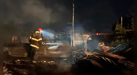 Piura: seis familias lo pierden todo por incendios en Año Nuevo