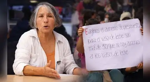 Exdirigente y activista fundadora del Vaso de Leche: "Un menú de S/180 para congresistas y una ración de 0.38 para un niño"