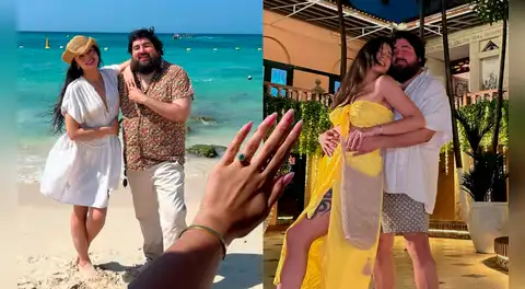 Streamer Cinesmero le habría pedido matrimonio a su novia durante sus vacaciones en Colombia y ella presume el anillo: “Dijo que sí”