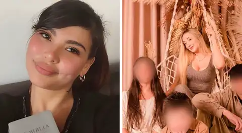 Angie Jibaja dedica conmovedoras palabras a Romina Gachoy por cuidar a sus hijos con Jean Paul Santa María: “Es linda, todo mi amor para ella”