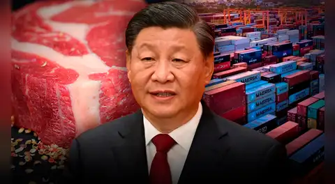 China desafía a 3 países de Sudamérica con aranceles del 55% para la exportación de carne vacuna