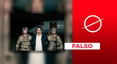 Esta no es la foto real de la captura de Maduro: fue generado con inteligencia artificial