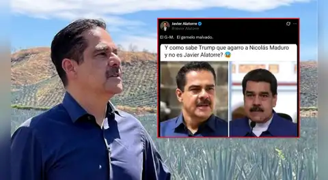 Periodista mexicano Javier Alatorre reacciona en redes a comparaciones por su parecido físico con Nicolás Maduro: “El gemelo malvado”