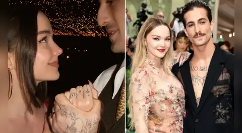 Actriz Dove Cameron y Damiano David de Måneskin anunciaron su compromiso con romántica publicación