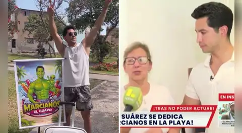 Madre del actor Santiago Suárez se conmueve por emprendimiento de marcianos de su hijo: "Me emociona verlo así"