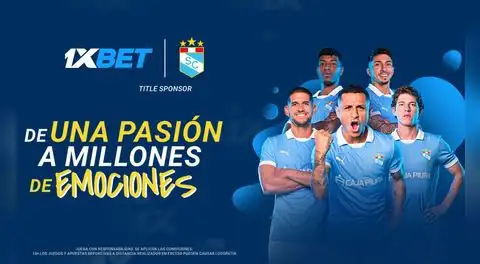 1xBet se convierte en patrocinador principal de Sporting Cristal