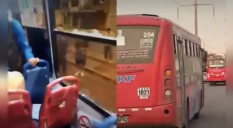 Atacan con piedras a bus 'El Rápido' en Los Olivos y una comerciante ambulante a bordo resulta herida