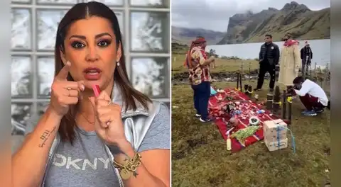 Karla Tarazona niega haber hecho un 'amarre' tras ser vista en ritual con Christian Domínguez: “Si no hay amor, no hay nada”