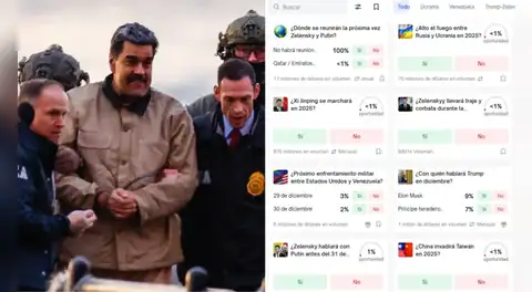 Usuario ganó US$400.000 tras apostar en línea que Nicolás Maduro saldría del poder antes de finalizar enero