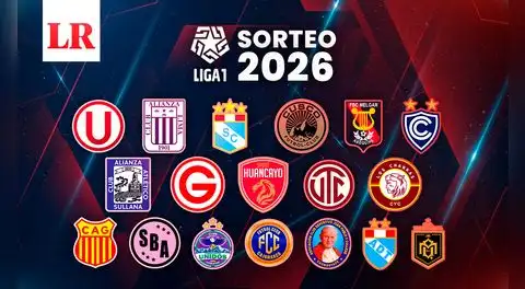 Sorteo del fixture de la Liga 1 2026 EN VIVO HOY: premiación y calendario completo para el Apertura y Clausura