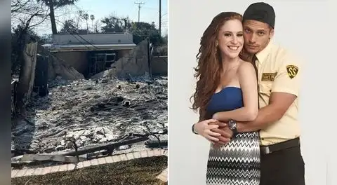 Actriz peruana Camila Zavala recuerda cómo quedó su casa tras incendio en California y hace conmovedora reflexión: "Todo duele"
