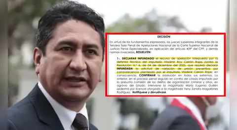 Vladimir Cerrón: Poder Judicial mantiene prisión preventiva contra prófugo candidato presidencial por lavado de activos