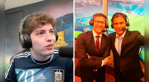 Erick Osores agradece a Davoo Xeneizer por reconocer la narración de Toño Vargas en el partido por la Supercopa de España: “El uno de América”