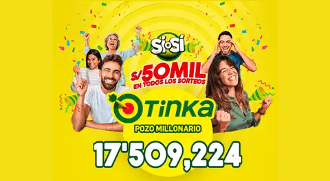 Sorteo de La Tinka HOY domingo 11 de enero de 2025: premios, jugada ganadora y Pozo Millonario