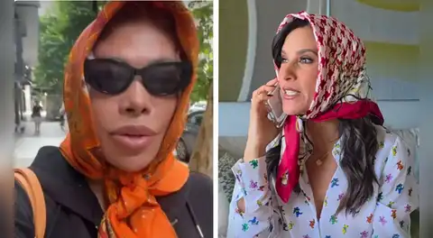 María Pía Copello bromea sobre el look con pañuelo de Magaly Medina tras su cirugía estética: “Hay que patentarlo”