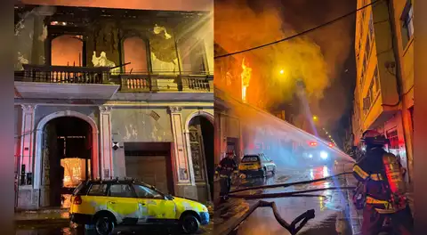Voraz incendio código 3 consumió viviendas en quinta en el Cercado de Lima: 13 familias damnificadas