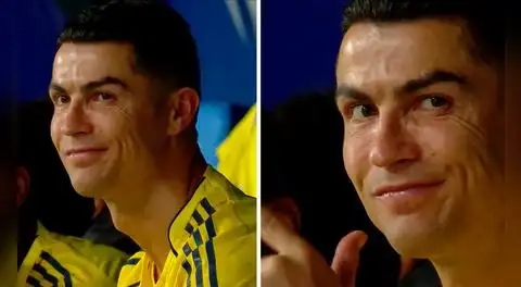 Cristiano Ronaldo realizó polémico gesto de ‘robo’ tras ser sustituido en la derrota del Al Nassr vs Al Hilal
