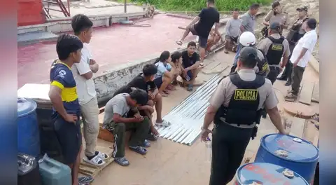 Siete menores de edad fueron rescatados en Loreto de presunta red de trata de personas vinculada a la minería ilegal