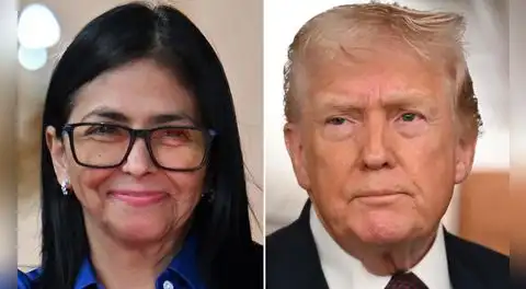 Donald Trump y Delcy Rodríguez hablan sobre Venezuela en extensa llamada