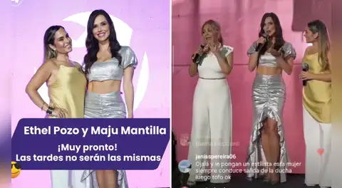 Maju Mantilla regresa a la televisión y conducirá magazine junto a Ethel Pozo tras ser presentada por Gisela Valcárcel
