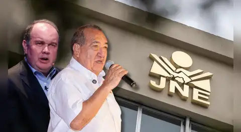 Mario Vizcarra y Rafael López Aliaga: JNE definirá candidaturas presidenciales para las Elecciones 2026