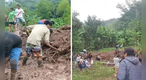Familia entera fallece tras ser sepultada por caída de huaico en Chanchamayo, Junín