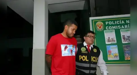 Poder Judicial ordena 4 meses de prisión preventiva para futbolista David Díaz tras ser intervenido con arma robada a un policía