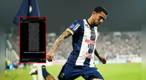 Sergio Peña se pronuncia con reflexivo mensaje en medio de críticas por autogol con Alianza Lima: "Me criaron con capacidad de sufrir"