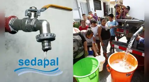 Corte de agua en Lima: zonas afectadas y horario de Sedapal para este domingo 18 y lunes 19 de enero