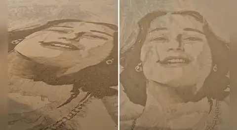 Desde España: artista limeño rinde homenaje a Chabuca Granda por el aniversario de Lima con un impresionante retrato de arena