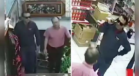 Con lentes oscuros y discutiendo por llamada: nueva reunión entre Jerí y empresario chino