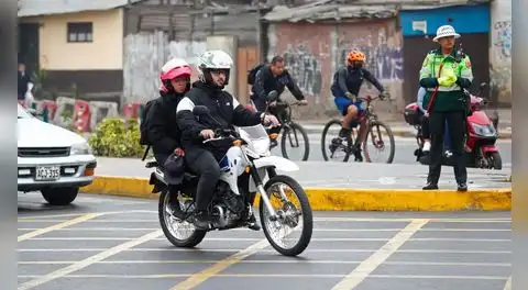 Multas a motociclistas desde el 20 de enero: MTC sancionará con hasta S/1.320 por circular con 2 personas