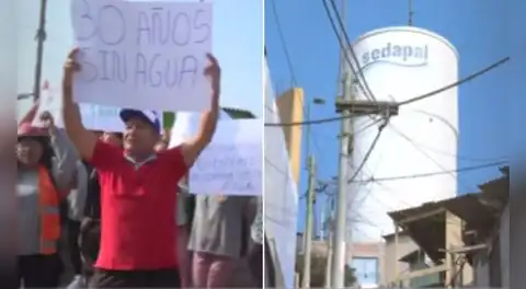 Vecinos denuncian falta de agua por obra inconclusa de Sedapal en Chorrillos: "Más de 30 años esperando"