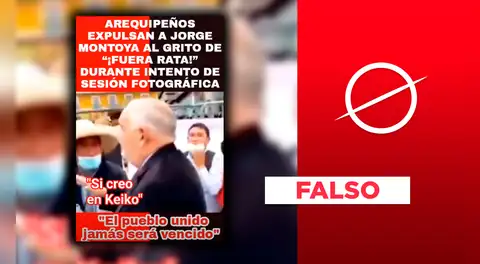 Ciudadanos sí mostraron su rechazo a Jorge Montoya, pero el video viral no es actual: ocurrió en 2021