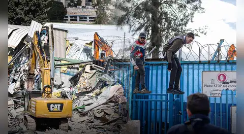 Israel inicia con la demolición de la sede de la ONU para refugiados palestinos en Jerusalén Este