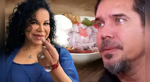 Gabriel Calvo en shock al probar el ceviche con chantilly y papas fritas que comía Eva Ayllón: "No puede ser"