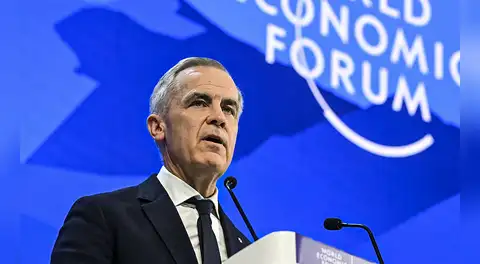 Canadá advierte sobre la "ruptura" del mundo, apunta contra EE. UU. y hace llamado a las "potencias medianas" en Davos