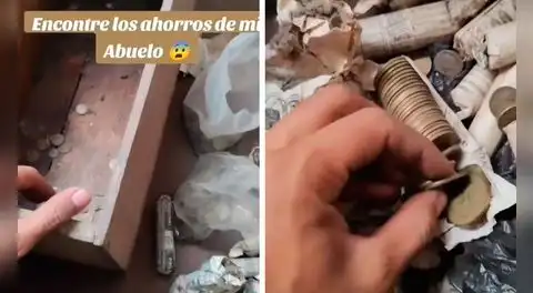 Encuentra los ahorros de su abuelo, pensó que era una fortuna, pero queda en shock al ver que eran monedas con 50 años de antigüedad
