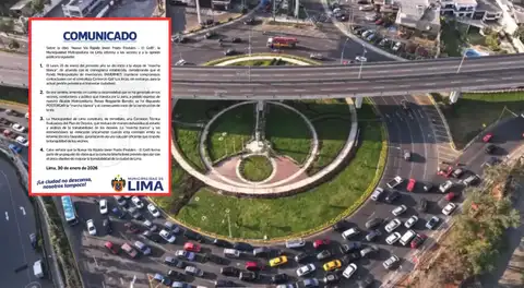 Municipalidad de Lima suspende obras en la Nueva Vía Rápida Javier Prado y evalúa nuevo plan de desvíos