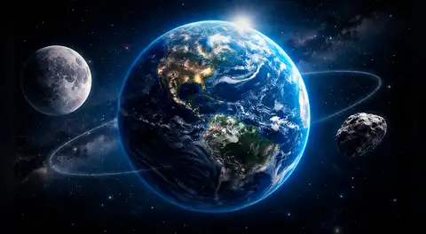 Astrónomos descubren que la Tierra tiene "dos lunas" y una de ellas estará en órbita hasta 2083: tarda 365 días en dar vuelta al sol