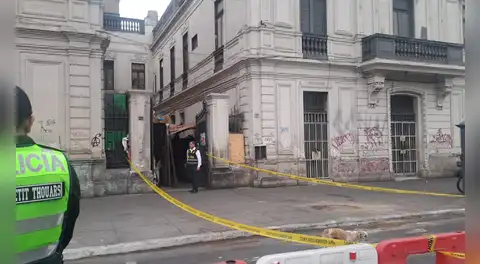 Sujeto dispara y mata a policía tras quitarle su arma de reglamento durante forcejeo en bar del Cercado de Lima