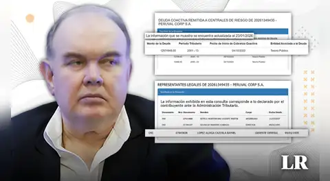 Sunat confirmó que empresa de Rafael López Aliaga debe S/13 millones