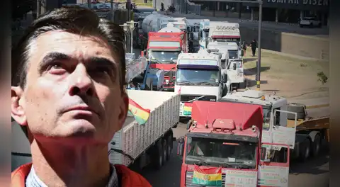 Transportistas de Bolivia bloquean rutas y lanzan advertencia al gobierno de Rodrigo Paz si no responde por la distribución de mala gasolina