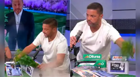 Pedro García realiza un ritual de ruda a Pablo Guede con la esperanza de mejorar la suerte de Alianza Lima: "Esa pelota que no entró, esta vez pueda entrar"