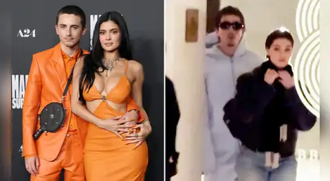 Timothée Chalamet es captado saliendo de hotel con mujer y desata rumores de infidelidad a Kylie Jenner