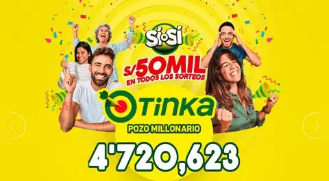 Sorteo de La Tinka HOY domingo 8 de febrero de 2026: premios, jugada ganadora y Pozo Millonario