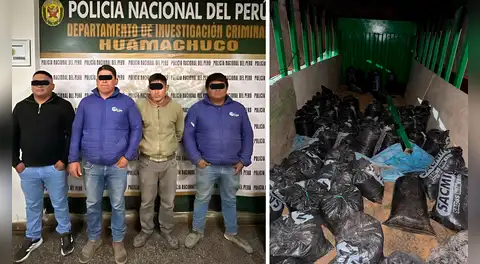 Capturan a cuatro integrantes de “Los Rápidos de Paranshique” en La Libertad: PNP decomisó mineral ilegal valorizado en S/660.000