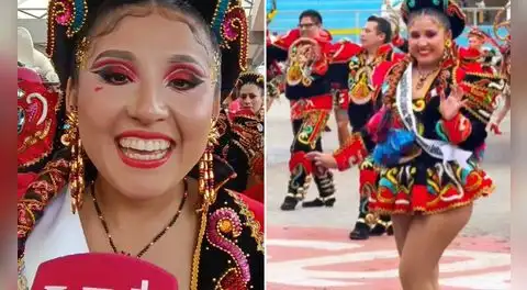 Milena Warthon hace realidad su anhelo al participar en la festividad de la Virgen de la Candelaria: “Pedí por mi familia”